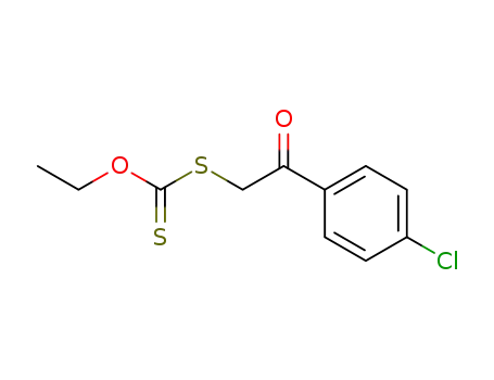 Molecular Structure of 91193-23-6 (O-ethyl S-2-(4-chlorophenyl)-2-oxoethyl carbonodithioate)