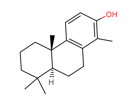 Molecular Structure of 13956-48-4 (2-Phenanthrenol, 4b,5,6,7,8,8a,9,10-octahydro-1,4b,8,8-tetramethyl-, (4bS,8aS)-)