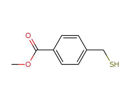 Molecular Structure of 102203-61-2 (Benzoic acid, 4-(mercaptomethyl)-, methyl ester)