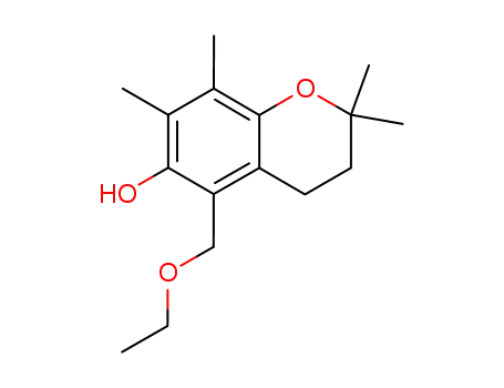 2H-1-Benzopyran-6-ol,
5-(ethoxymethyl)-3,4-dihydro-2,2,7,8-tetramethyl-