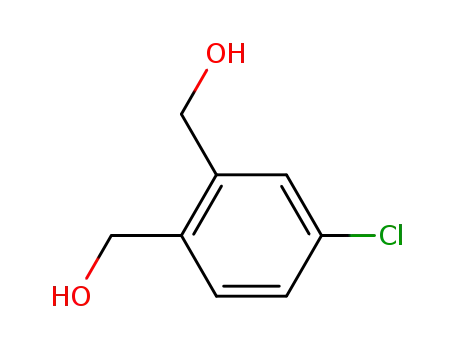 Molecular Structure of 110706-49-5 ((4-Chloro-1,2-phenylene)dimethanol)