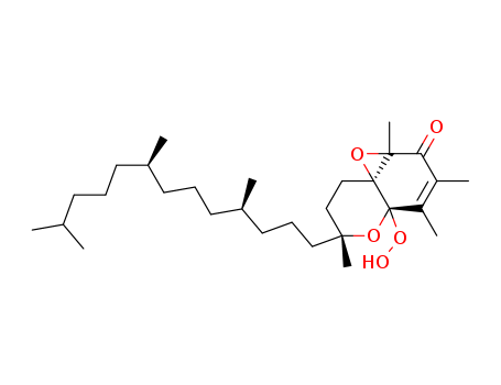 128442-18-2,epoxytocopherone,1aH,6H-Oxireno[e][1]benzopyran-2(4aH)-one,7,8-dihydro-4a-hydroperoxy-1a,3,4,6-tetramethyl-6-(4,8,12-trimethyltridecyl)-(9CI)