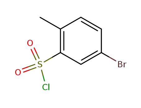 Molecular Structure of 69321-56-8 (5-BROMO-2-METHYLBENZENESULFONYL CHLORIDE)