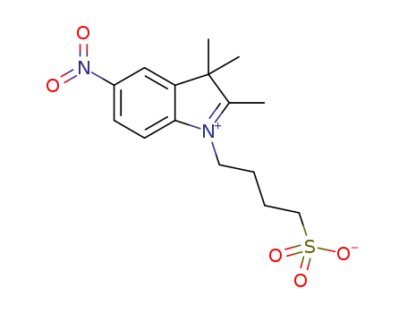 Molecular Structure of 1364016-68-1 (2,3,3-trimethyl-1-(sulfonatobutyl)-5-nitroindolium)