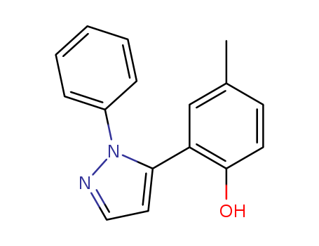 Phenol,4-methyl-2-(1-phenyl-1H-pyrazol-5-yl)-