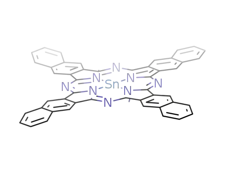 Molecular Structure of 110479-58-8 (TIN II 2,3-NAPHTHALOCYANINE)