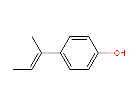 Molecular Structure of 17255-98-0 (Phenol, 4-(1-methyl-1-propenyl)-)