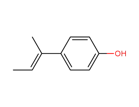 Molecular Structure of 17255-98-0 (Phenol, 4-(1-methyl-1-propenyl)-)