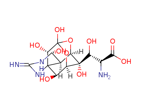 5,9:7,10a-Dimethano-10aH-[1,3]dioxocino[6,5-d]pyrimidine-12-propanoicacid, a-aminooctahydro-b,4,7,10,11,12-hexahydroxy-2-imino-,(aS,bR,4R,4aR,5R,7S,9S,10S,10aR,11S,12S)- (9CI)