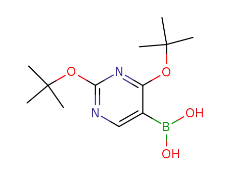 Molecular Structure of 109299-79-8 (2,4-DI(TERT-BUTOXY)PYRIMIDIN-5-YLBORONIC ACID HYDRATE)