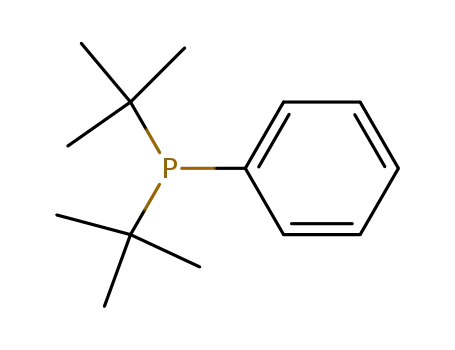 Molecular Structure of 32673-25-9 (DI-TERT-BUTYLPHENYLPHOSPHINE)