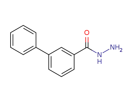 Molecular Structure of 709653-55-4 (BIPHENYL-3-CARBOXYLIC ACID HYDRAZIDE)