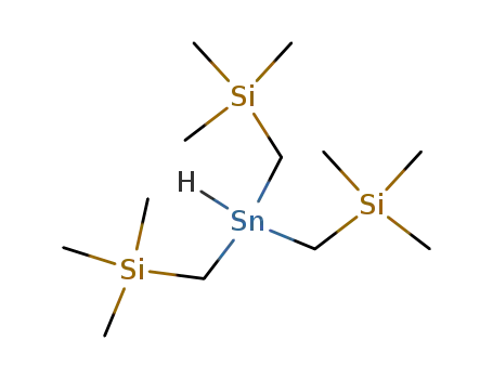 Molecular Structure of 34501-61-6 (Silane, [stannylidynetris(methylene)]tris[trimethyl-)