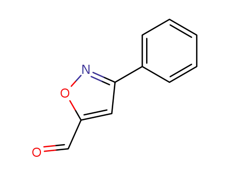 Molecular Structure of 72418-40-7 (3-Phenylisoxazole-5-carboxaldehyde 97%)