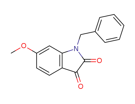 1H-Indole-2,3-dione, 6-methoxy-1-(phenylmethyl)-