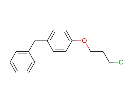 Molecular Structure of 148258-35-9 (1-Benzyl-4-(3-chloro-propoxy)-benzene)