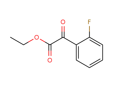 Molecular Structure of 1813-93-0 (ETHYL 2-FLUOROBENZOYLFORMATE)