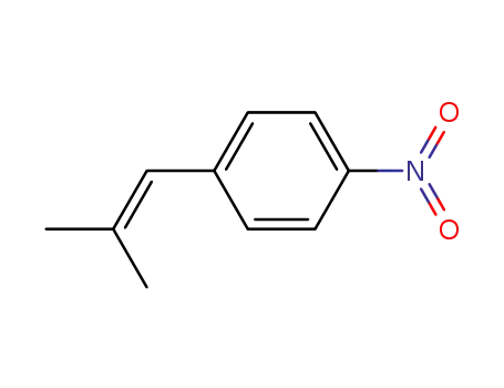 Molecular Structure of 1012-18-6 (Benzene, 1-(2-methyl-1-propenyl)-4-nitro-)