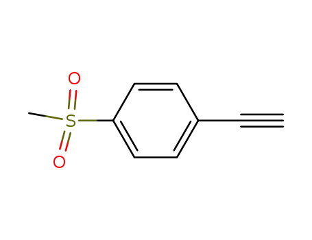 Molecular Structure of 340771-31-5 (1-ETHYNYL-4-(METHYLSULPHONYL)-BENZENE)