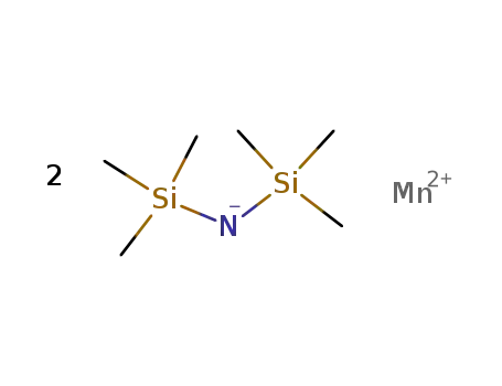 Molecular Structure of 926-76-1 (Manganese, bis[1,1,1-trimethyl-N-(trimethylsilyl)silanaminato]-)