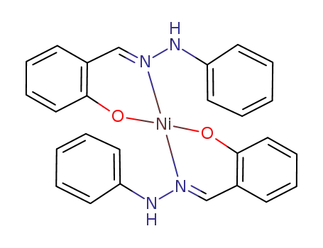 Molecular Structure of 15672-52-3 (Nickel, bis(2-hydroxybenzaldehyde phenylhydrazonato)-)