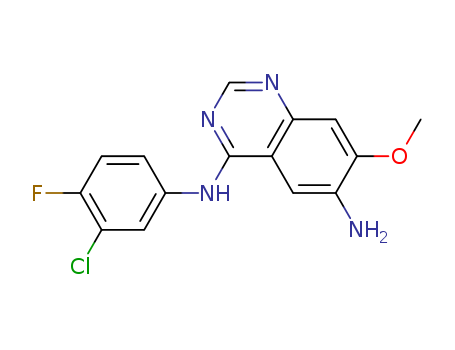 179552-75-1,N-(3-chloro-4-fluorophenyl)-7-Methoxy-6-aminoquinazolin-4-aMine,Dacomitinib Impurity 1;7-Methoxy-N4-(3-chloro-4-fluorophenyl)-4,6-quinazolinediamine;N4-(3-Chloro-4-fluorophenyl)-7-methoxyquinazoline-4,6-diamine;4,6-Quinazolinediamine, N4-(3-chloro-4-fluorophenyl)-7-methoxy-;N-(3-chloro-4-fluorophenyl)-7-Methoxy-6-aminoquinazolin-4-aMine