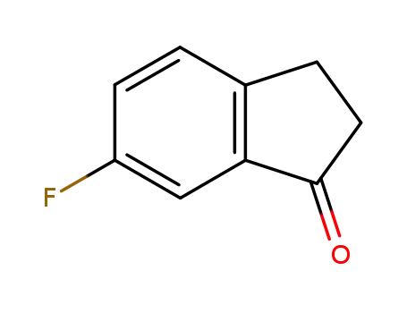 Molecular Structure of 1481-32-9 (6-Fluoro-1-indanone)