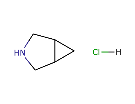 Molecular Structure of 73799-64-1 (3-Azabicyclo[3.1.0]hexane hydrochloride)