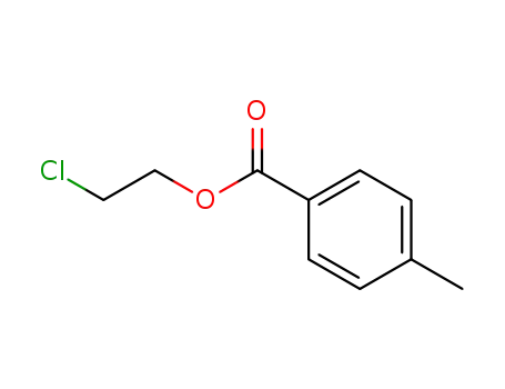 Molecular Structure of 125288-33-7 (2-chloroethyl 4-methyl benzoate)