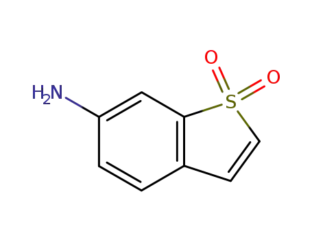 Molecular Structure of 20503-40-6 (6-AMINO-1H-1LAMBDA6-BENZO[B]THIOPHENE-1,1-DIONE)