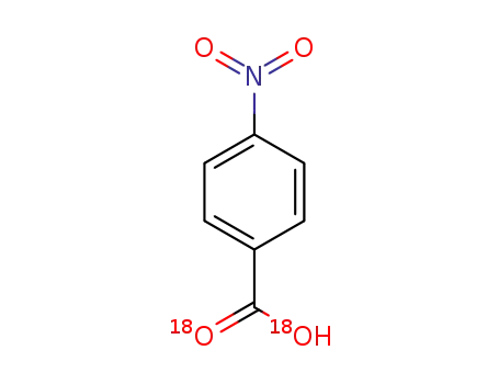 Molecular Structure of 118632-57-8 (4-nitrobenzoic acid-[<sup>18</sup>O]<sub>2 </sub>)