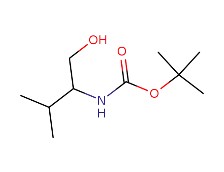 Molecular Structure of 169556-48-3 (N-BOC-D/L-VALINOL)