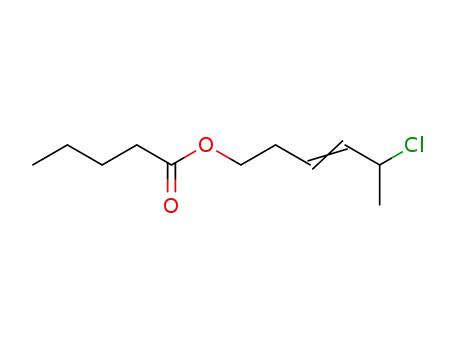 Pentanoic acid, 5-chloro-3-hexenyl ester