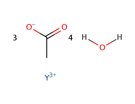 Molecular Structure of 85949-60-6 (YTTRIUM ACETATE)
