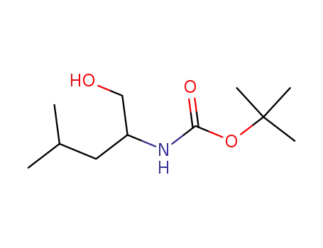 Molecular Structure of 142121-48-0 (BOC-D-LEUCINOL  97)