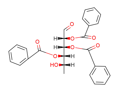 Molecular Structure of 485821-70-3 (2,3,4-Tri-O-benzoyl-L-fucopyranose)