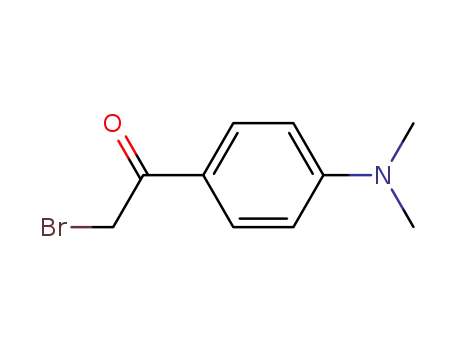 Molecular Structure of 37904-72-6 (2-BROMO-1-(4-DIMETHYLAMINO-PHENYL)-ETHANONE)