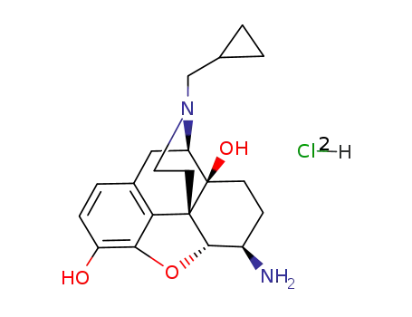 Molecular Structure of 63463-07-0 (beta-Naltrexamine dihydrochloride)