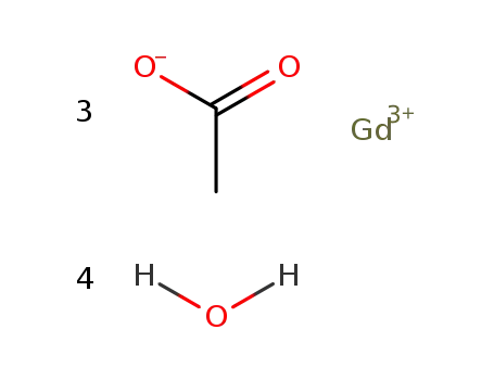 Molecular Structure of 15280-53-2 (GADOLINIUM ACETATE)