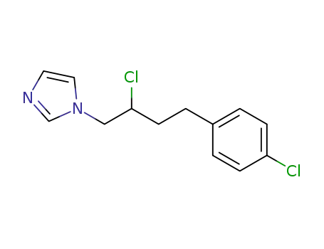 Molecular Structure of 67085-12-5 (1-(2-Chloro-4-(4-chlorophenyl)butyl)-1H-imidazole)