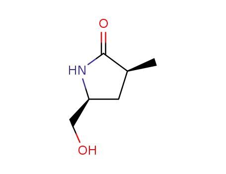 Molecular Structure of 138078-58-7 (5-HYDROXYMETHYL-3-METHYLPYRROLIDIN-2-ONE)
