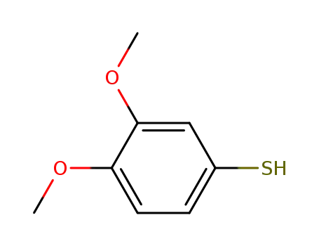Molecular Structure of 700-96-9 (3,4-Dimethoxythiophenol)