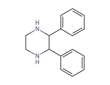 Molecular Structure of 81602-00-8 (Piperazine, 2,3-diphenyl-, trans-)
