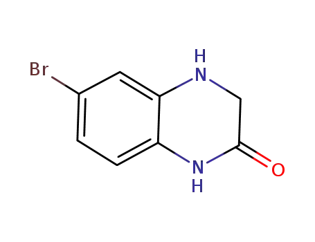 Molecular Structure of 854584-01-3 (2(1H)-Quinoxalinone, 6-broMo-3,4-dihydro-)