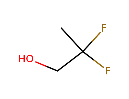Molecular Structure of 33420-52-9 (2,2-Difluoropropanol)