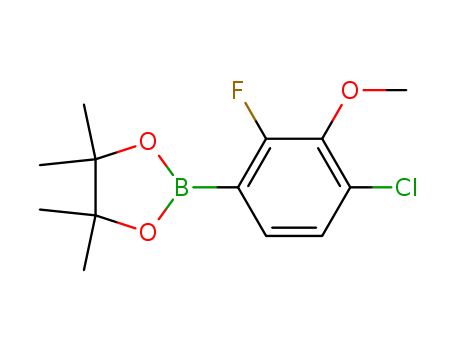 2-(4-chloro-2-fluoro-3-methoxyphenyl)-4,4,5,5-tetramethyl-1,3,2-dioxaborolane