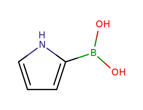 Molecular Structure of 763120-43-0 (2-Pyrrolylboronic acid)