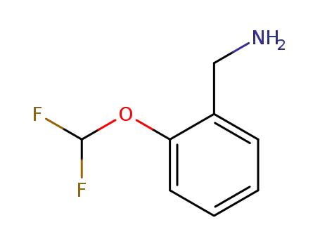 Molecular Structure of 243863-36-7 (2-(DIFLUOROMETHOXY)BENZYLAMINE)