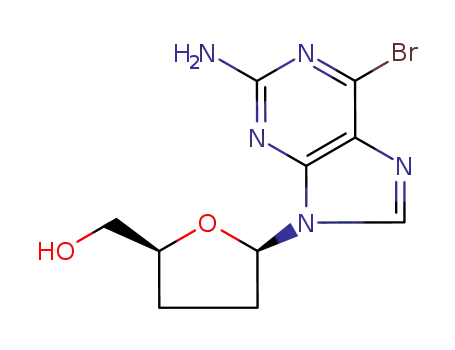 (2S)-5α-(2-Amino-6-bromo-9H-purine-9-yl)tetrahydrofuran-2α-methanol