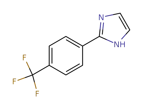 Molecular Structure of 34898-30-1 (2-[4-(Trifluoromethyl)phenyl]-1H-imidazole)